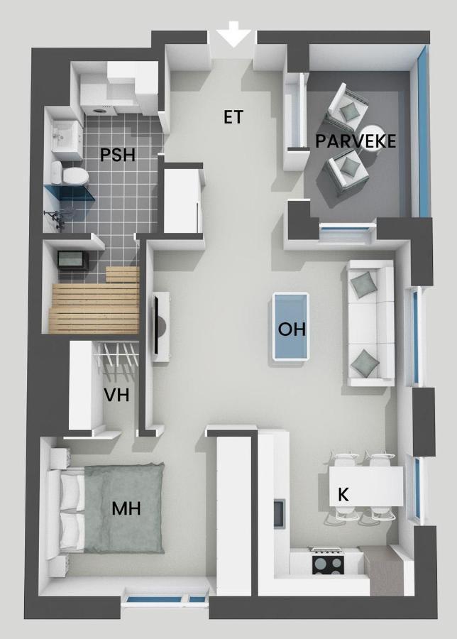 "Kanava" - New 1Br Apartment With Sauna, Balcony & Views, Hosted By 2Ndhomes Tampere Dış mekan fotoğraf